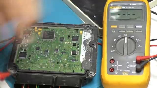 Ремонт блока управления с имитацией датчиков (Видео №72) смотреть онлайн