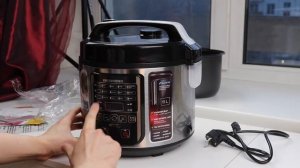 Распаковка Тест мультиварки Redmond RMC-M36 Приготовление пиццы и запеканки