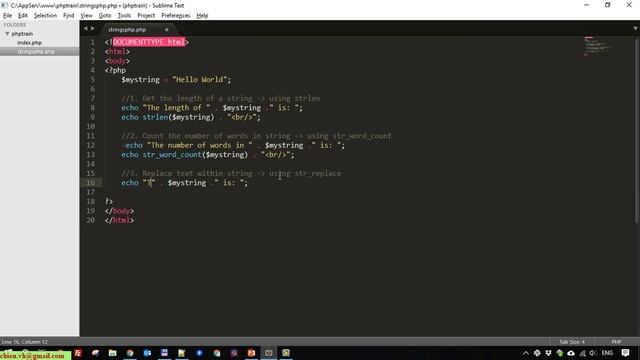 Day5: Work with Strings in PHP смотреть онлайн