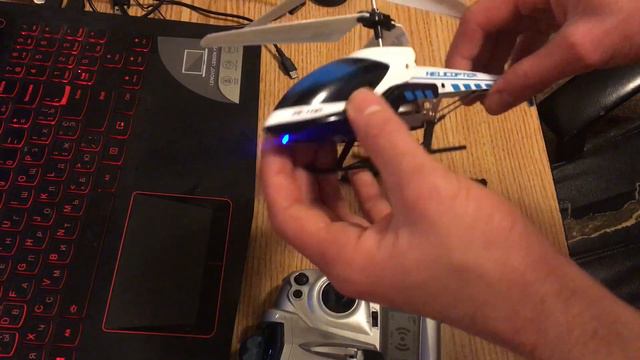 Обзор - радиоуправляемый вертолет - KOOWHEEL RC Helicopter with Gyro смотреть онлайн