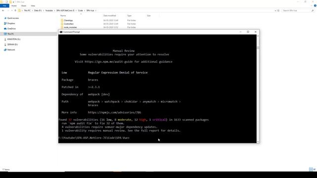 Developing Single Page Applications using ASP.Net Core and Vue.JS - File Structure смотреть онлайн