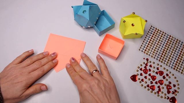 DIY Оригами Коробочка - Корона для подарка. Поделки из бумаги смотреть онлайн