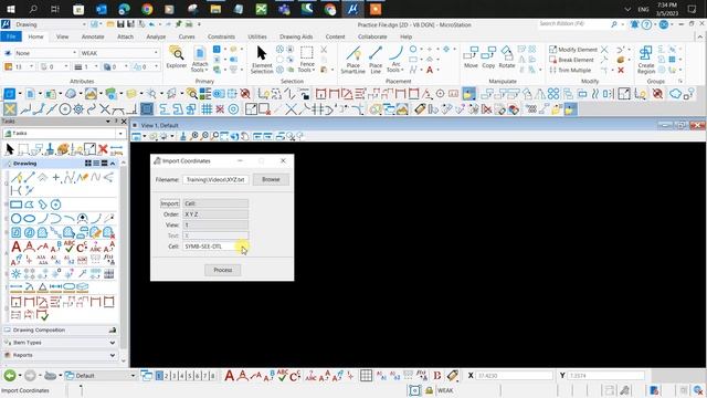 MicroStation CONNECT Edition: How To Import Coordinates смотреть онлайн