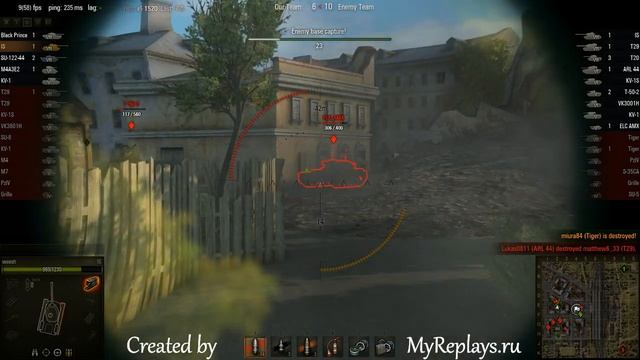 WOT: Ensk - IS - 6 frags - смотреть онлайн