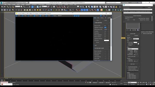 Tutorial 21 - Card Board Styled Rendering in Corona Render - English смотреть онлайн