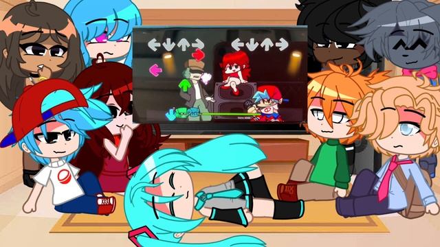 FNF React To Garcello Mod! ???❤️?? #gachaclub  #fridaynightfunkin