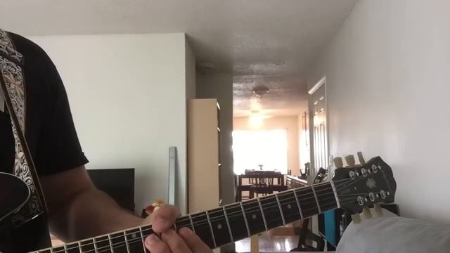 Improvising over loop on new Epiphone ES-339 смотреть онлайн