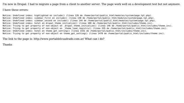 Drupal: Problems with notice смотреть онлайн