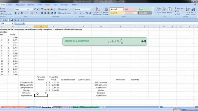 Percentiles, Deciles, Quartiles using Excel смотреть онлайн