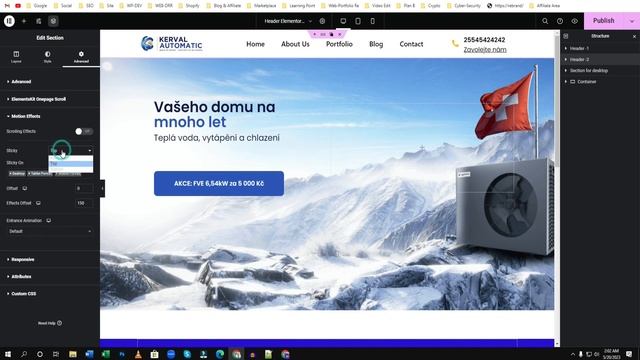 How To Make A Sticky Header On Elementor For Free Elementor Bangla Tutorial 2023 R Ripon Islam смотреть онлайн
