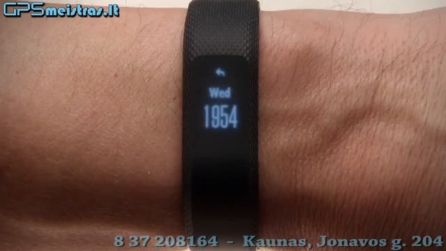 Garmin Vivosmart 3 - išmanioji apyrankė su pulsometru. Lietuviškas vertimas. смотреть онлайн