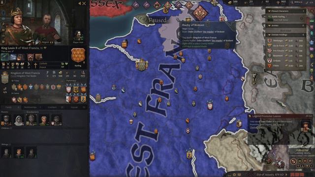 King Charles the Bald - Crusader Kings 3 - Part 4 смотреть онлайн