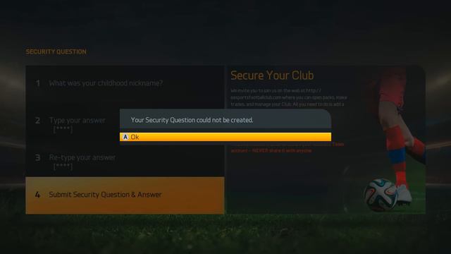 FIFA 15 - Ultimate Team / Your Security Question Could Not Be Created. HELP PLEASE смотреть онлайн