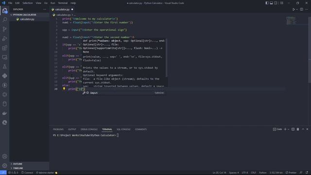 Simple Calculator with Python смотреть онлайн