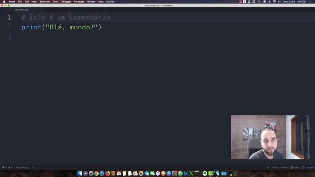 COMO ESCREVER COMENTÁRIOS EM PYTHON (PYTHON TUTORIAL #3) *comi fondue* ‹ Escola de Código › смотреть онлайн