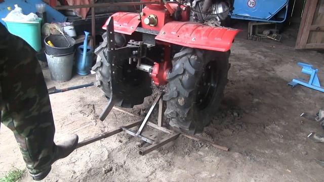 Домкрат для мотоблока своими руками