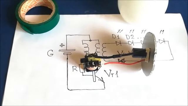 Просто обмотай диодную лампочку синей изолентой и Ты увидишь что получится Гениальный Лайфхак! смотреть онлайн