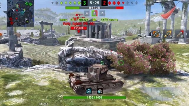 WoT-Blitz - The Smasher living up to it name in Mad Game. смотреть онлайн