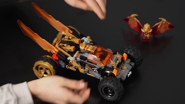 LEGO ЛЕГО Ninjago Драконий вездеход Коула 71769 смотреть онлайн