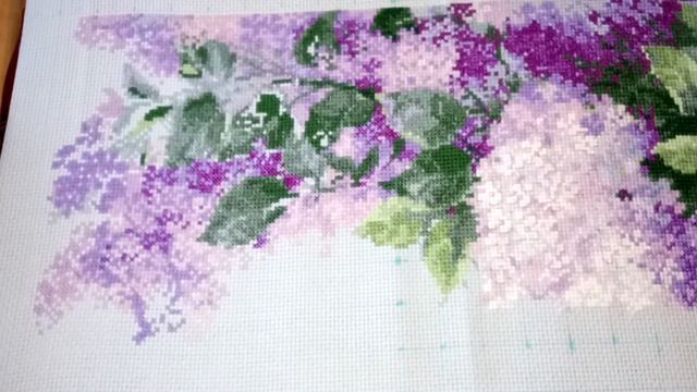 Отчет о работе сирень после дождя от Riolis смотреть онлайн