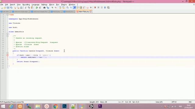 Laravel 5.4 - Middleware Auth Role Filtering (Bahasa Indonesia) смотреть онлайн