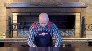 Морской окунь на мангале. Кухня.