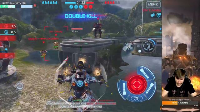 WarRobots. Orochi на разных сборках