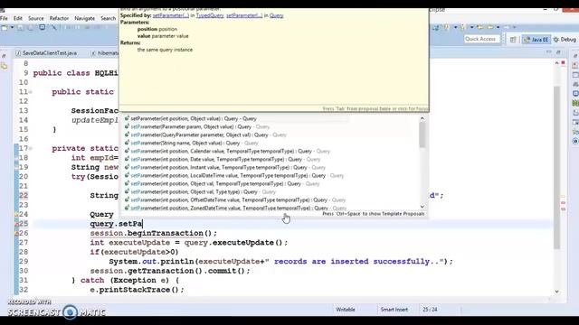 Hibernate Query Language(HQL) UPDATE and DELETE Queries смотреть онлайн