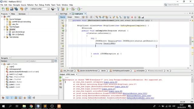 Login en NetBeans JAVA con WebService en PHP retorno JSON смотреть онлайн