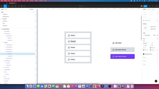 How to create a sidebar navigation in Figma? Tutorial смотреть онлайн