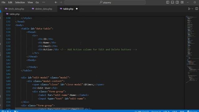 fetch single id data from table in jQuery ajax | Fetch particular data from Table using ID in jQuer смотреть онлайн