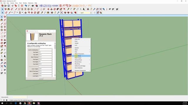 How to Create Your 3D Pallet Rack in Sketchup within 5 minutes? смотреть онлайн