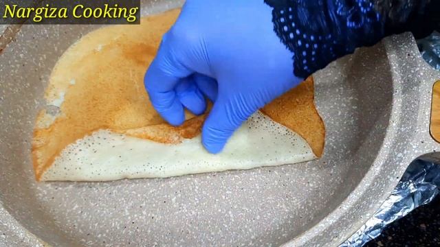 "Birinchi marotabada o'xshab chiqadigan Blinchiklar tayyorlash / Самые Тонкие и вкусные Блинчики" смотреть онлайн