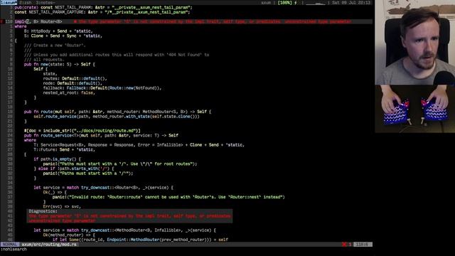 Rust live coding - axum web framework #3 смотреть онлайн