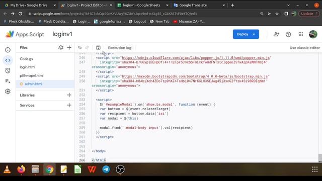 CRUD Google Apps Script (GAS) dengan login admin смотреть онлайн