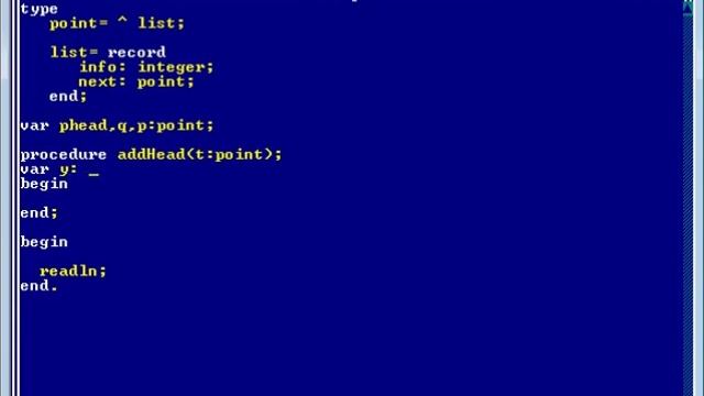 [pascal] 8 урок 3 часть. списки