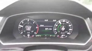 Разгон Тигуана под горку. Работа ДСГ.