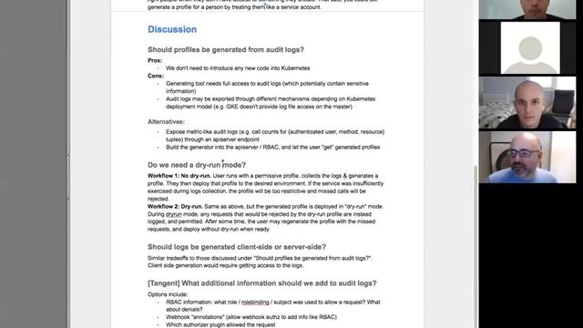 Kubernetes SIG Auth 20170809 смотреть онлайн