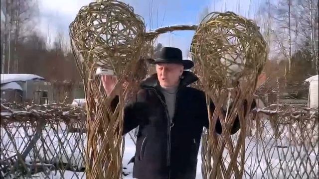 Плетёное дерево из ивы и прут для деревьев своими руками плетём деревья , инструкция по плетению смотреть онлайн