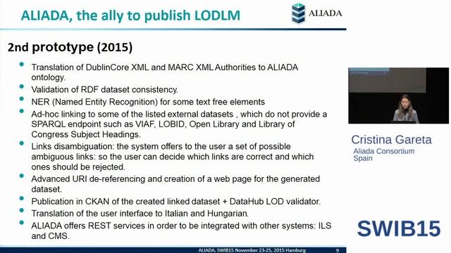 ALIADA, an Open Source Solution to Easily Publish Linked Data of Libraries and Museums смотреть онлайн