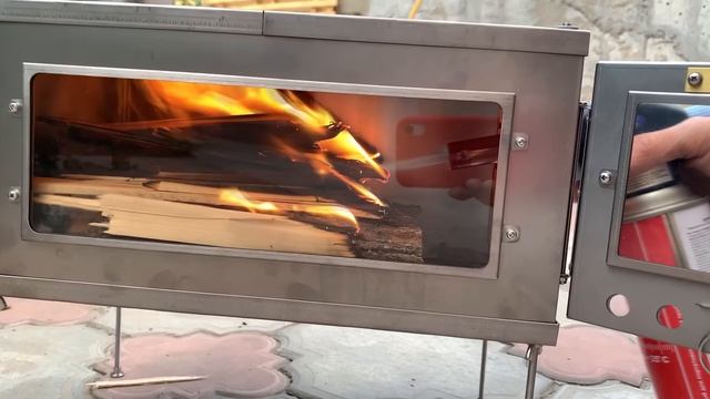 УЛЬТРА ЛЕГКАЯ ПЕЧЬ ДЛЯ ПАЛАТКИ ИЗ ТИТАНА смотреть онлайн