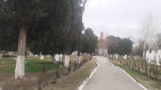 Fergana  старое европейское  кладбище