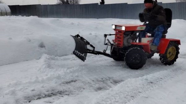 Обзор на мини трактор МТ-100. "ЗВЕРЬ"