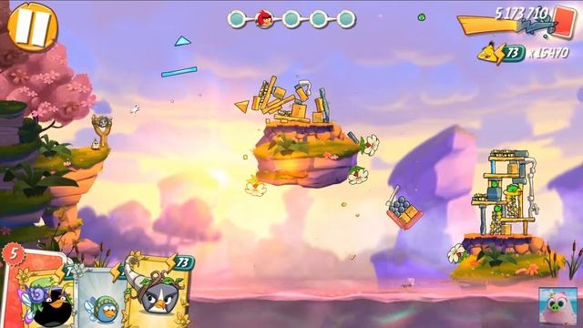 Angry Birds 2. Level/Уровни 486-490 + БОСС. смотреть онлайн