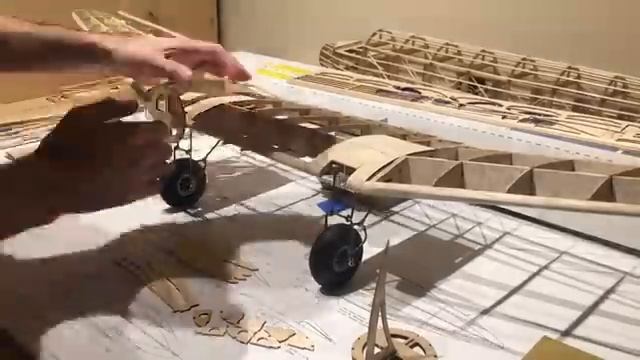 60" Balsa Kit DC 3 Airplane Full Build Video смотреть онлайн