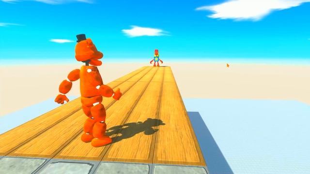 BOXY BOO VS MONSTERS IN BRIDGE - ANIMAL REVOLT BATTLE SIMULATOR смотреть онлайн