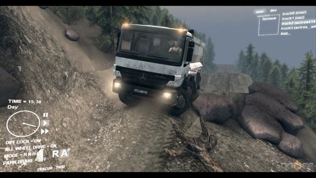 Spin Tires - Actros 8x8 смотреть онлайн