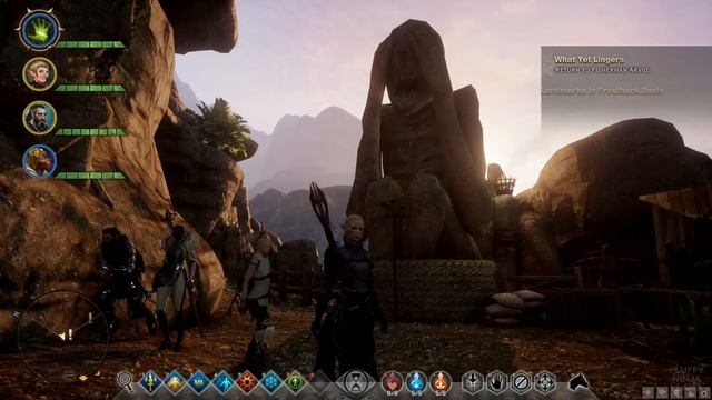 Dragon Age: Inquisition - Jaws of Hakkon DLC - Ugly statue needs hat & moustache смотреть онлайн