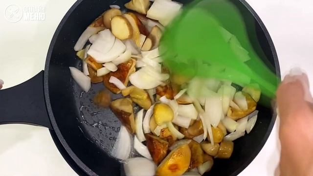 Белые грибы в сметане. Нежная нежность смотреть онлайн