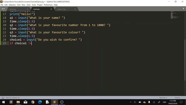 Making Word-Based Story Game in Python! - Part 3 - Beginning of the devlog! смотреть онлайн